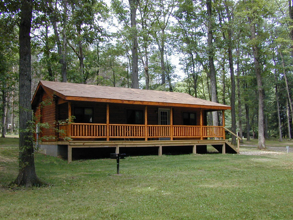 Front of Luxury Cabin
