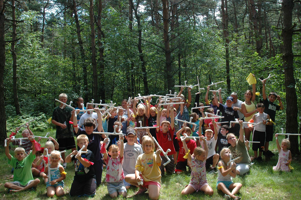 Large Group Of Children - Marshmallow Wars